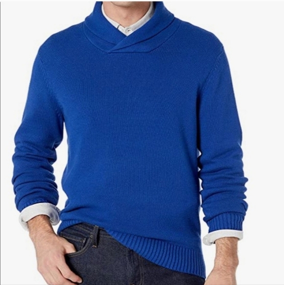 💚5/$25 Goodthreads Men's Soft Cotton Shawl Knit Sweater Size Medium - Picture 1 of 5